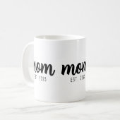 Mama hat neues Mama-Geschenk etabliert  Kaffeetasse (Vorderseite Links)