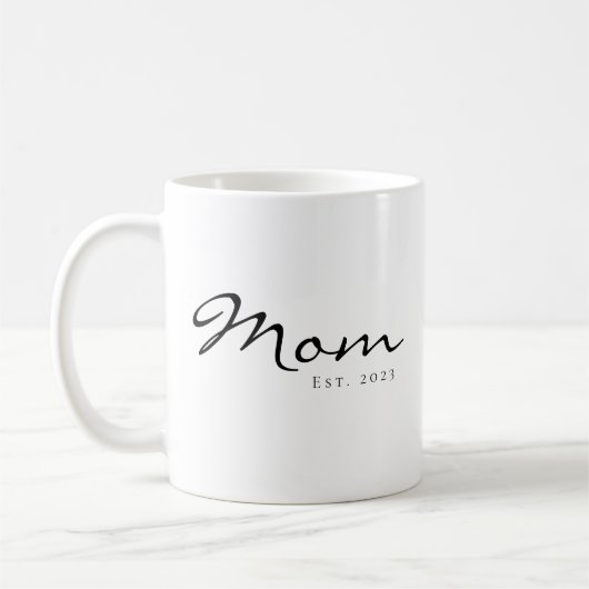 Mama hat neues Mama-Geschenk etabliert Kaffeetasse (Links)