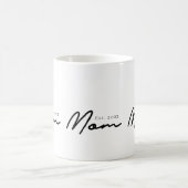 Mama hat neues Mama-Geschenk etabliert Kaffeetasse (Mittel)