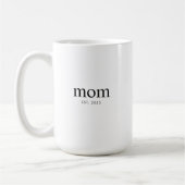 Mama hat neues Mama-Geschenk etabliert Kaffeetasse (Links)