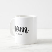 Mama hat neues Mama-Geschenk etabliert Kaffeetasse (Vorderseite Links)