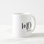 Mama hat neues Mama-Geschenk etabliert Kaffeetasse (VorderseiteRechts)