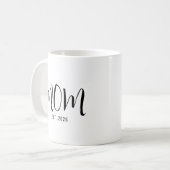 Mama hat neues Mama-Geschenk etabliert Kaffeetasse (Vorderseite Links)