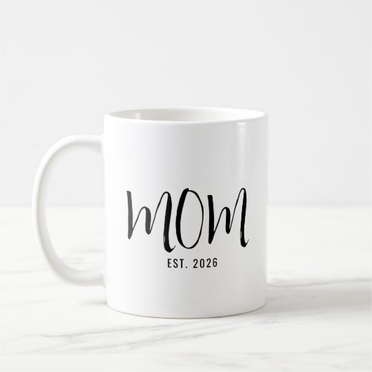 Mama hat neues Mama-Geschenk etabliert Kaffeetasse (Links)