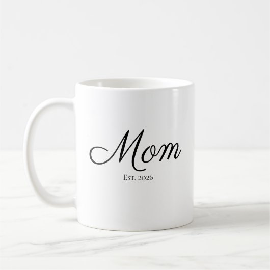 Mama hat neues Mama-Geschenk etabliert Kaffeetasse (Links)
