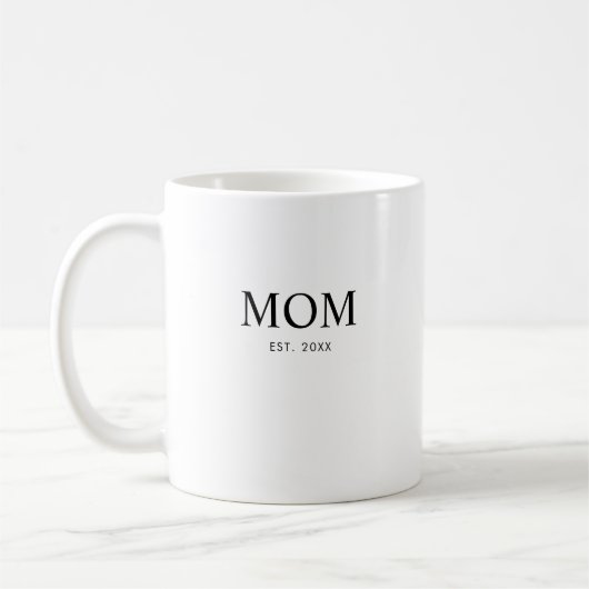 Mama hat neues Mama-Geschenk etabliert Kaffeetasse (Links)