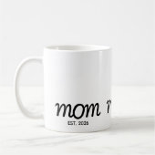 Mama hat neues Mama-Geschenk etabliert Kaffeetasse (Links)