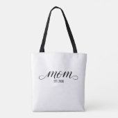 Mama hat neues Mama-Geschenk etabliert Tasche (Rückseite)