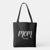 Mama hat neues Mama-Geschenk etabliert Tasche (Rückseite)