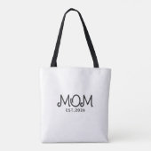 Mama hat neues Mama-Geschenk etabliert Tasche (Rückseite)