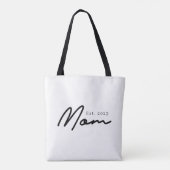 Mama hat neues Mama-Geschenk etabliert Tasche (Rückseite)