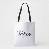 Mama hat neues Mama-Geschenk etabliert Tasche (Vorderseite)