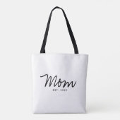 Mama hat neues Mama-Geschenk etabliert Tasche (Rückseite)