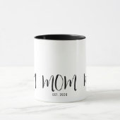 Mama hat neues Mama-Geschenk etabliert Tasse (Zentrum)