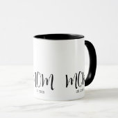Mama hat neues Mama-Geschenk etabliert Tasse (VorderseiteRechts)