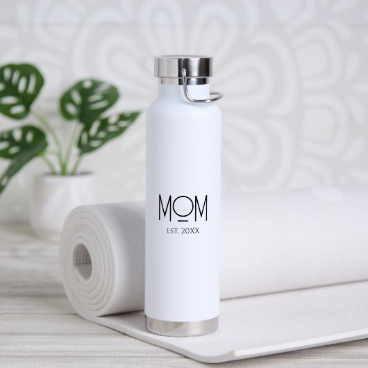 Mama hat neues Mama-Geschenk etabliert Trinkflasche (Yoga (gedreht))