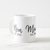 Mama hat neues Mama-Geschenk gegründet Kaffeetasse (Vorderseite Links)