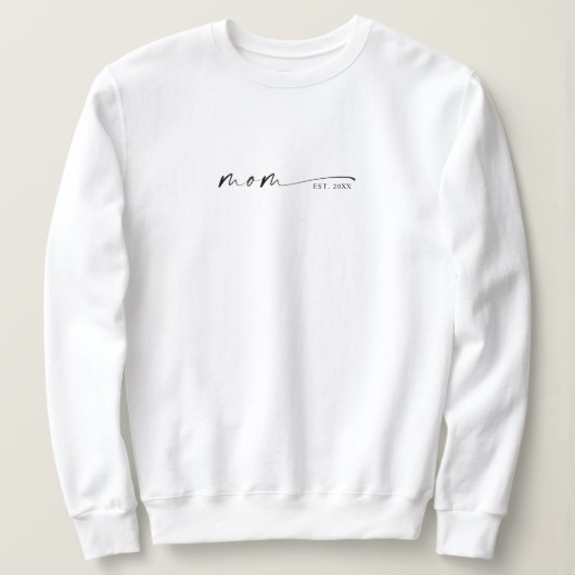 Mama hat neues Mama-Geschenk gegründet Sweatshirt (Design vorne)