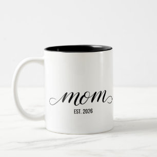 Mama hat neues Mama-Geschenk gegründet Zweifarbige Tasse
