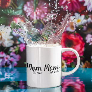 Mama hat neues Mama-Geschenk gegründet Zweifarbige Tasse