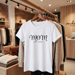Mama hat neues Mama-Geschenk in schwarzer Schrift T-Shirt