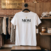 Mama hat neues Mama-Geschenk in schwarzer Typograf