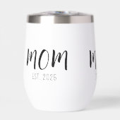 Mama hat neues Mama-Geschenk Isolierter Becher (Vorderseite)