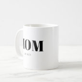 Mama hat neues Mama-Geschenk Kaffeetasse (Vorderseite Links)