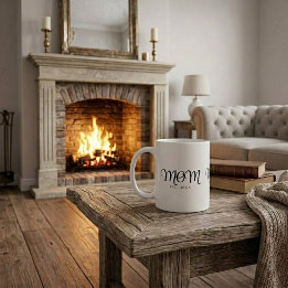 Mama hat neues Mama-Geschenk mit schwarzer Schrift Kaffeetasse