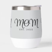Mama hat neues Mama-Geschenk Schwarz Schrift (Links)
