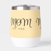 Mama hat neues Mama-Geschenk Schwarz Schrift (Vorderseite)