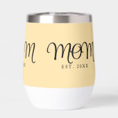 Mama hat neues Mama-Geschenk Schwarz Schrift (Rückseite)