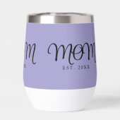 Mama hat neues Mama-Geschenk Schwarz Schrift (Rückseite)