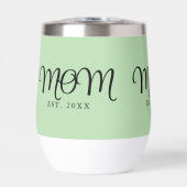 Mama hat neues Mama-Geschenk Schwarz Script (Vorderseite)