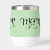 Mama hat neues Mama-Geschenk Schwarz Script (Rückseite)