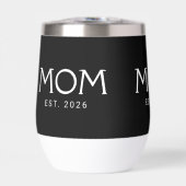 Mama hat neues Mama-Geschenk Schwarz Weiß (Vorderseite)