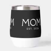 Mama hat neues Mama-Geschenk Schwarz Weiß (Rückseite)