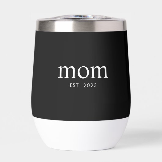 Mama hat neues Mama-Geschenk - Thermobecher für We (Vorderseite)