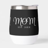 Mama hat neues Mama-Geschenk Weiß Schrift (Links)