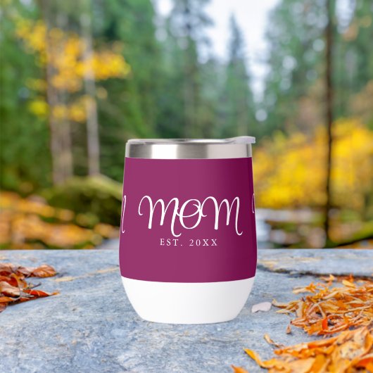 Mama hat neues Mama-Geschenk Weißes Skript (Außenbereich)