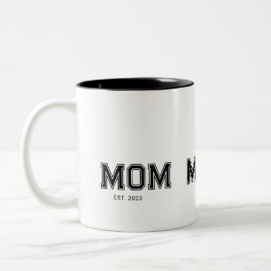 Mama hat neues Mama-Geschenk Zweifarbig Kaffee Zweifarbige Tasse