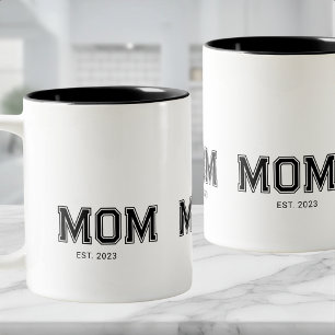 Mama hat neues Mama-Geschenk Zweifarbig Kaffee Zweifarbige Tasse