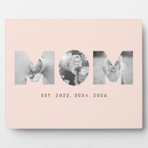Mama hat Pastell-Pfirsich Minimalistisch 3 Foto ei