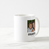 Mama hat Schwarz 2 Foto eingerichtet Kaffeetasse (VorderseiteRechts)