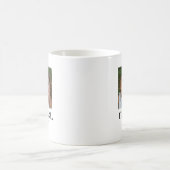 Mama hat Schwarz 2 Foto eingerichtet Kaffeetasse (Mittel)