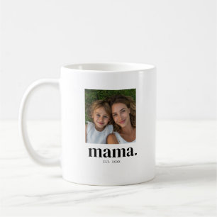 Mama hat Schwarz 2 Foto eingerichtet Kaffeetasse