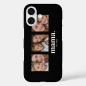 Mama hat Schwarz 3 Foto eingerichtet Case-Mate iPhone Hülle (Rückseite)