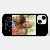 Mama hat Schwarzbild eingerichtet Case-Mate iPhone Hülle (Rückseite (Horizontal))