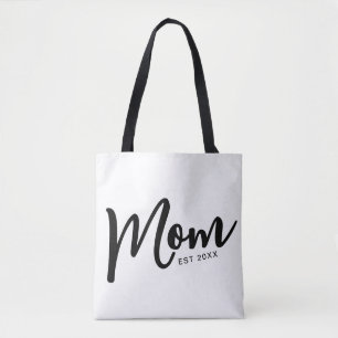 Mama hat schwarze Schrift etabliert Tasche