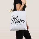 Mama hat Schwarzes Skript Minimal Elegant gegründe Tasche (Von Nahem)